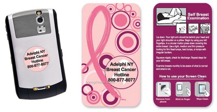 Screen Cleaner - Stock Breast Cancer Card