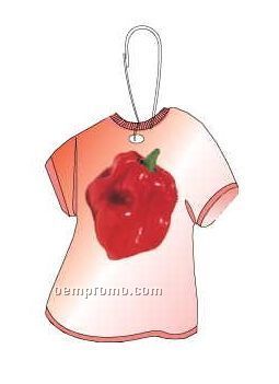 Red Habanero Pepper T-shirt Zipper Pull