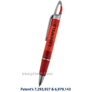 Slim Plastic Carabiner Pen
