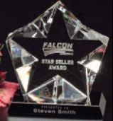Star Gallery Crystal Penta Star Award (4 1/2