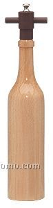 14.5" Wine Bottle Pepper Mill (Light Brown)