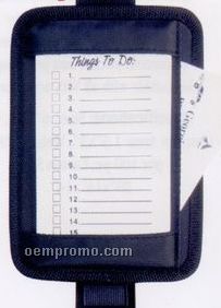 Compact Stand Alone Visor Index Card/ Memo Pad Holder