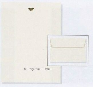 Letter-perfect Boxed Stationary - Gold Butterfly