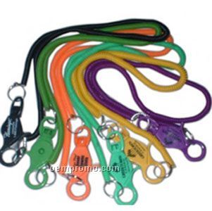 Lobster Claw Stretch Coil Cord (15