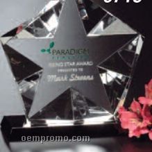 Star Gallery Crystal Penta Star Award (6 1/2