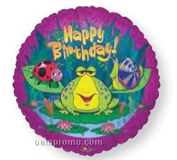 18" Happy Birthday Backyard Bunch Balloon