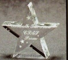 Acrylic Paperweight Up To 20 Square Inches / Star