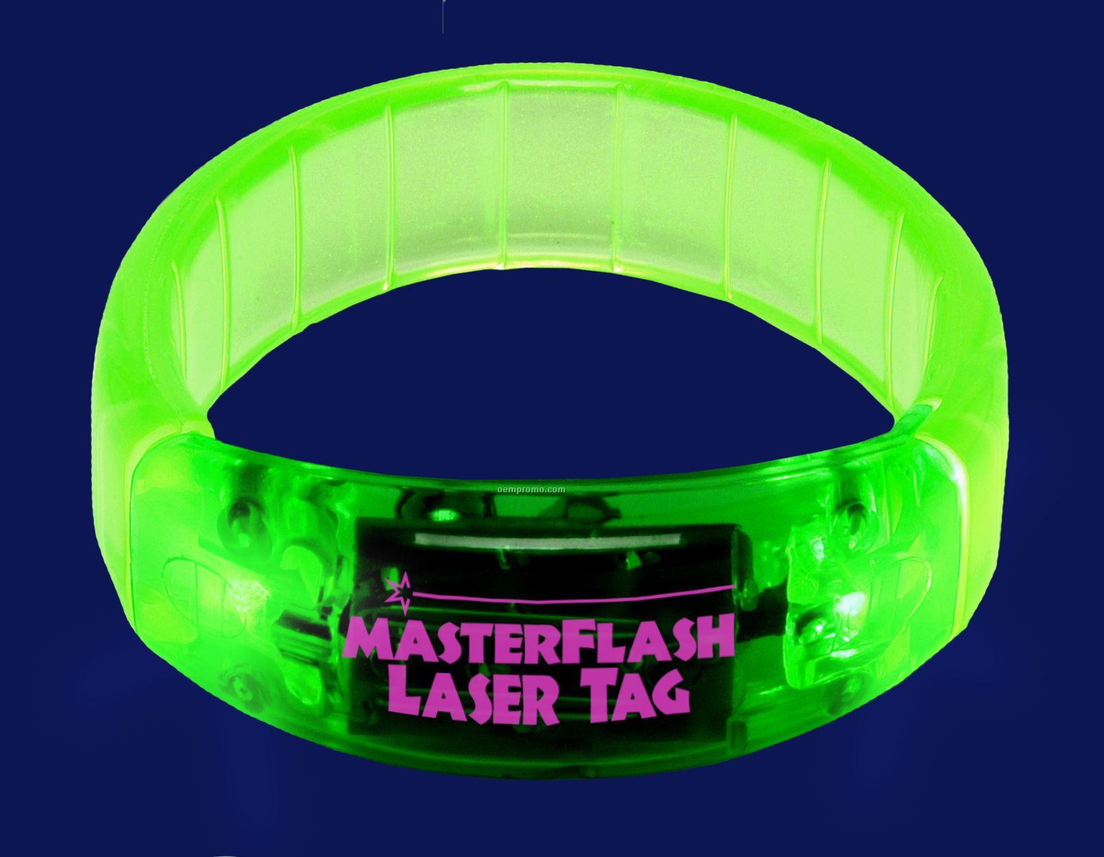 All Around Light-up Bracelet (Green With Green Led)