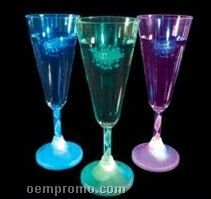 Blank Happy New Year Champagne Glasses