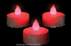 Blank Red LED Tea Light Candle