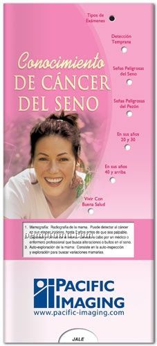 Spanish Breast Cancer Awareness Pocket Slider Chart/ Brochure
