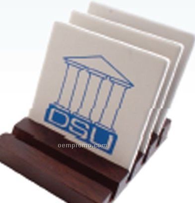 Wooden Stand Fits 2 Square Aquaguard Coasters