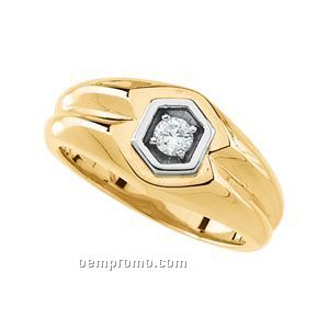 14ktt Gents Diamond Ring