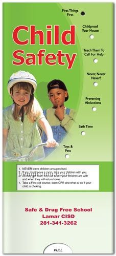 Child Safety Tips Pocket Slider Chart - Brochure