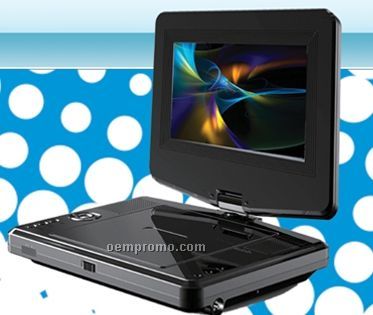 7" Widescreen, Portable DVD Player With Swivel Screen
