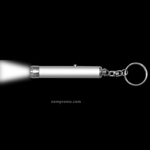Quick Turn Silver Projector Key Chain
