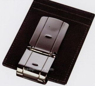 Zurich Gunmetal Italian Leather Wallet / Black