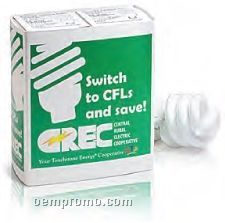 Green Solutions Compact Fluorescent Light Bulbs W/ Sleeve Single