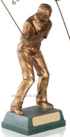 Swatkins Signature Mid Swing Male Golfer Award /6"