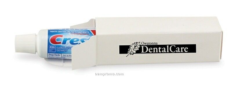 0.85 Oz. Crest Toothpaste Tube In Carton