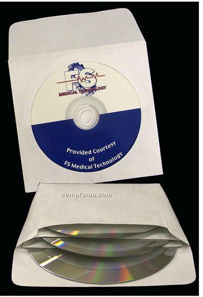 3 Pocket Tyvek Multi-disc Media Window Envelope