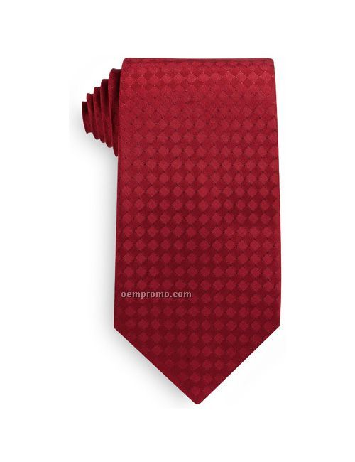 Beckett Red Tone On Tone Tie