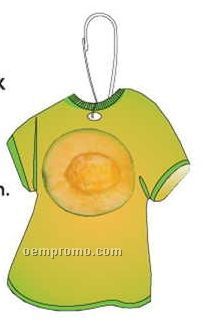 Cantaloupe T-shirt Zipper Pull