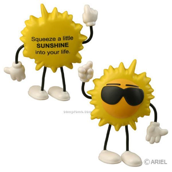 Cool Sun Figure Squeeze Toy