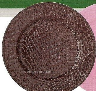 Elegance Lifestyle Faux Croc Charger - Set Of 4