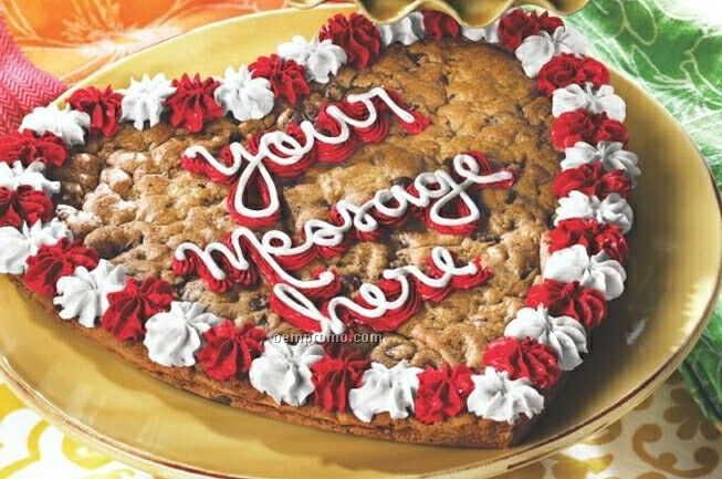 Heart Shaped Big Cookie Cake
