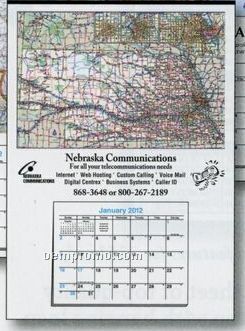 Small Full Apron Nebraska State Map Calendar - After 05/31/11