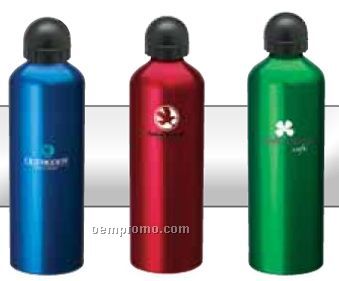1 Liter Aluminum Sport Flask II W/ Dome Sports Top
