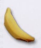 Banana Gripper Stock Shape Pencil Top Eraser