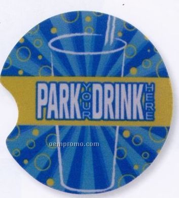 Full Color Auto Cup Holder Coaster