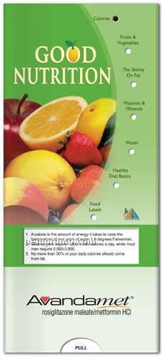 Good Nutrition Pocket Slider Chart/ Brochure