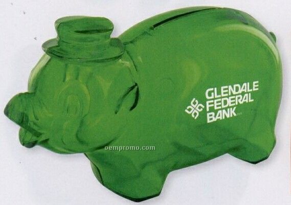 Plastic Pig Bank