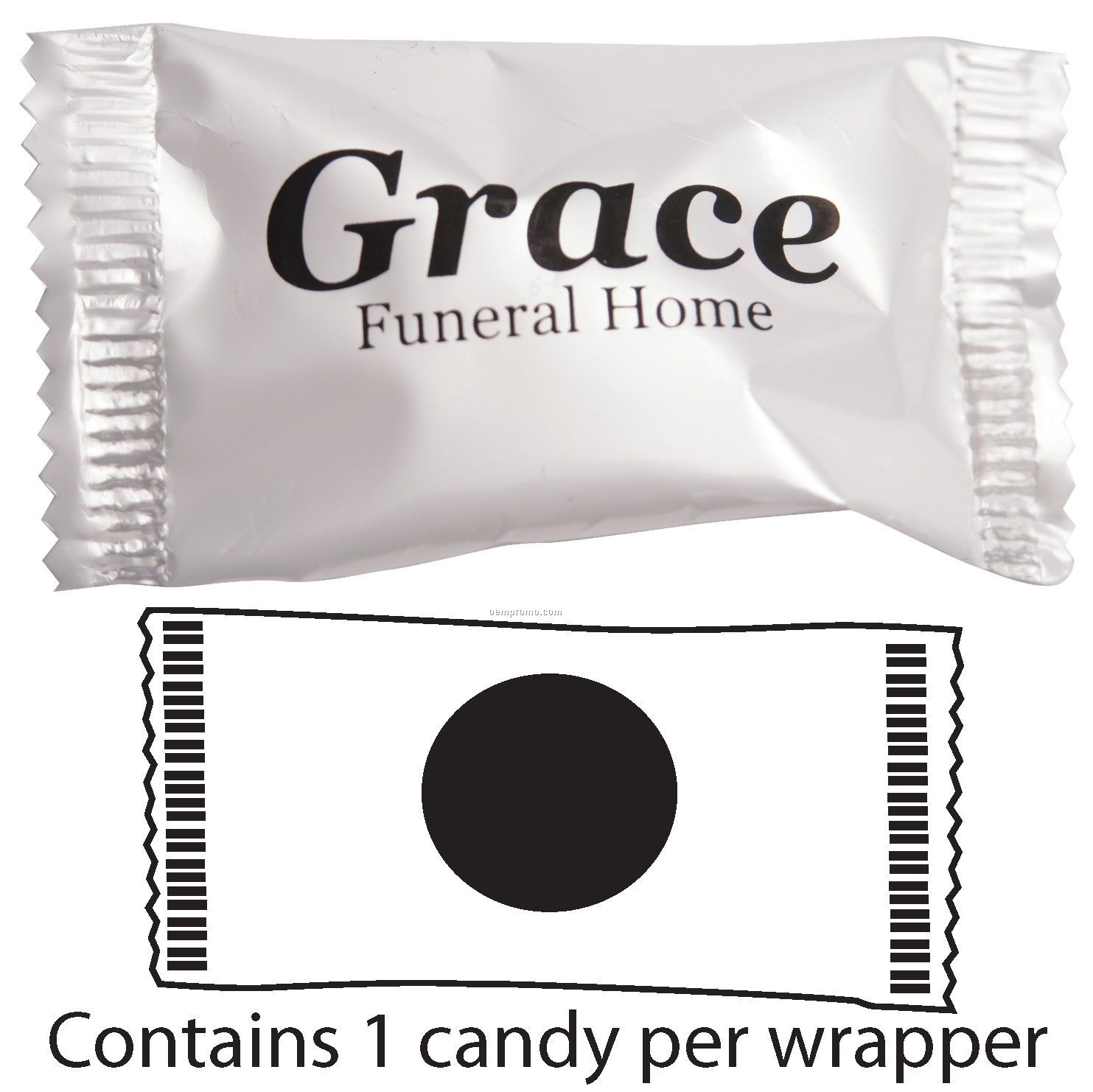 Scotch Mints In White Or Clear Wrapper