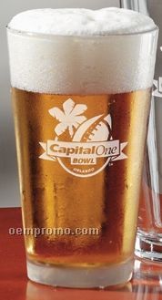 16 Oz. Selection Ale Beer Glass (Set Of 4 - Light Etch)