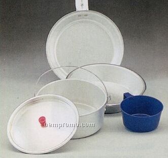 Deluxe Military 5-piece Mess Kit With Pot & Pan