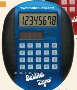 Dual Powered Oval Shaped 8 Digit Calculator