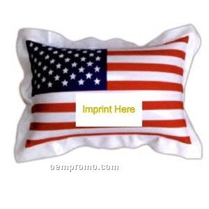 Pillow-mini Inflatable Solid Us Flag_