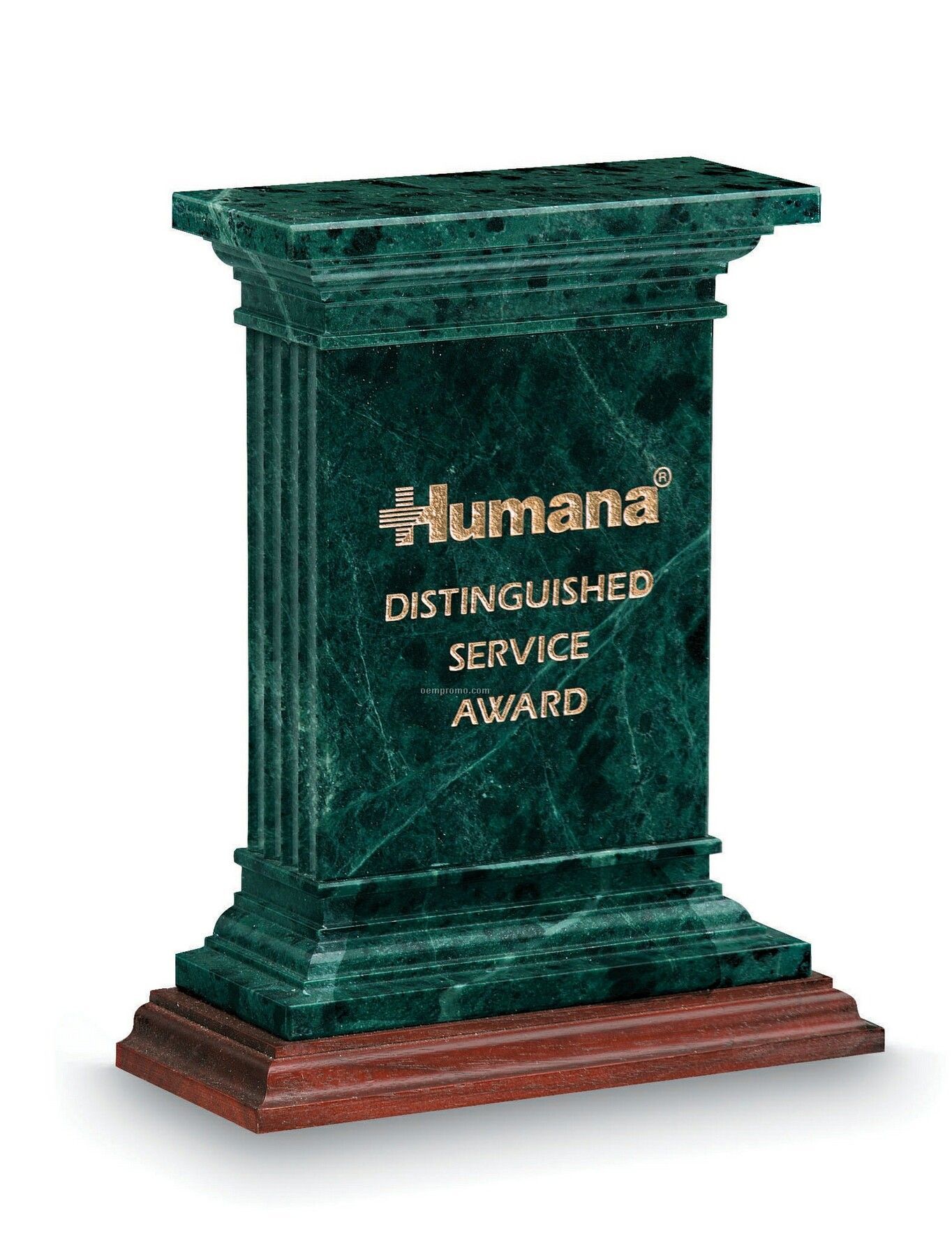 Sculptured Marble Churchill Award (Green Marble)