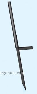 Stock Zephyr Banner Drape Pole & Ground Spike (13 1/2')