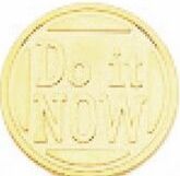 Success Line Motivational Coin - Do It Now