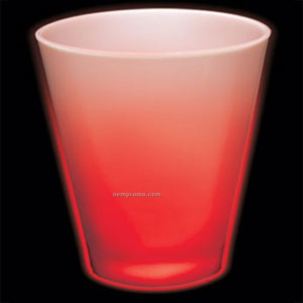 2 Oz. Neon Red Light Up Shot Glass