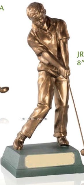 Address The Ball Swatkins Signature Collection Male Golfer Award / 8"