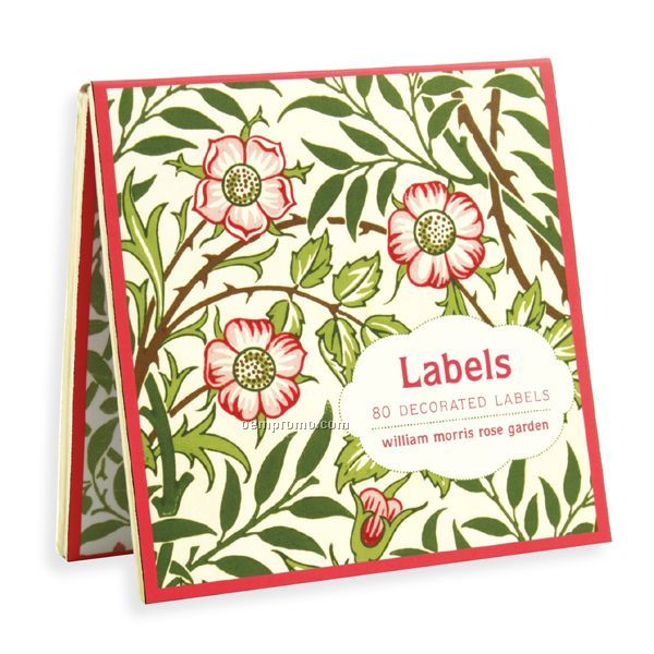 William Morris Rose Book Of Labels