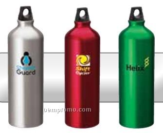 1 Liter Aluminum Sport Flask II W/ Twist Sports Top