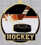 2" Color-filled Stock Medal - Hockey