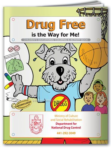 Coloring Book - Drug Free Is The Way For Me!